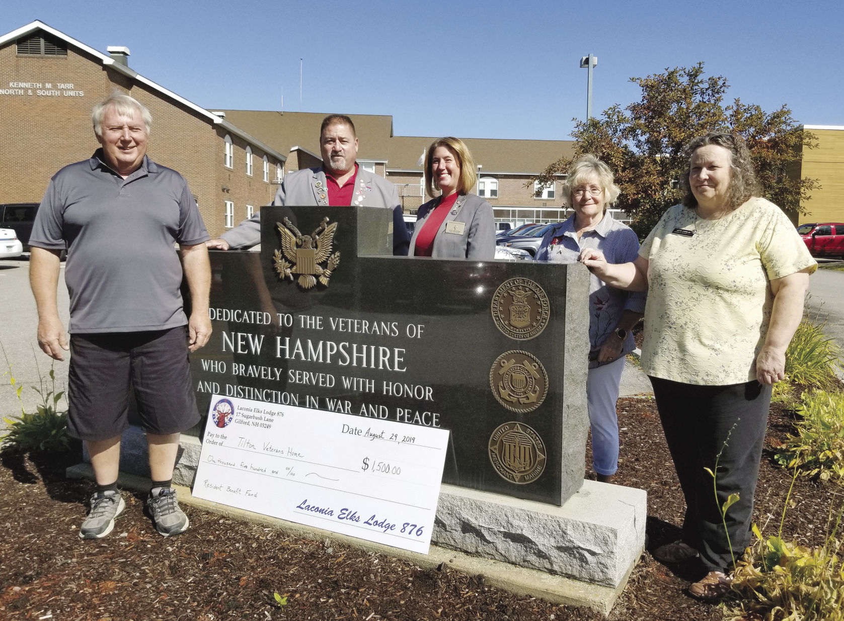 Laconia Elks Lodge supports NH Veterans Home